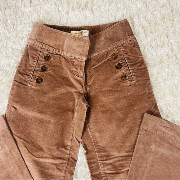 London Jeans, straight cut tan corduroy - Picture 3 of 7